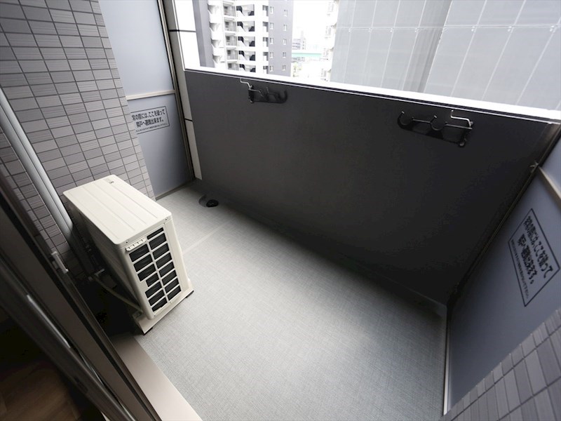 プレサンスジェネ鶴舞 ベランダ