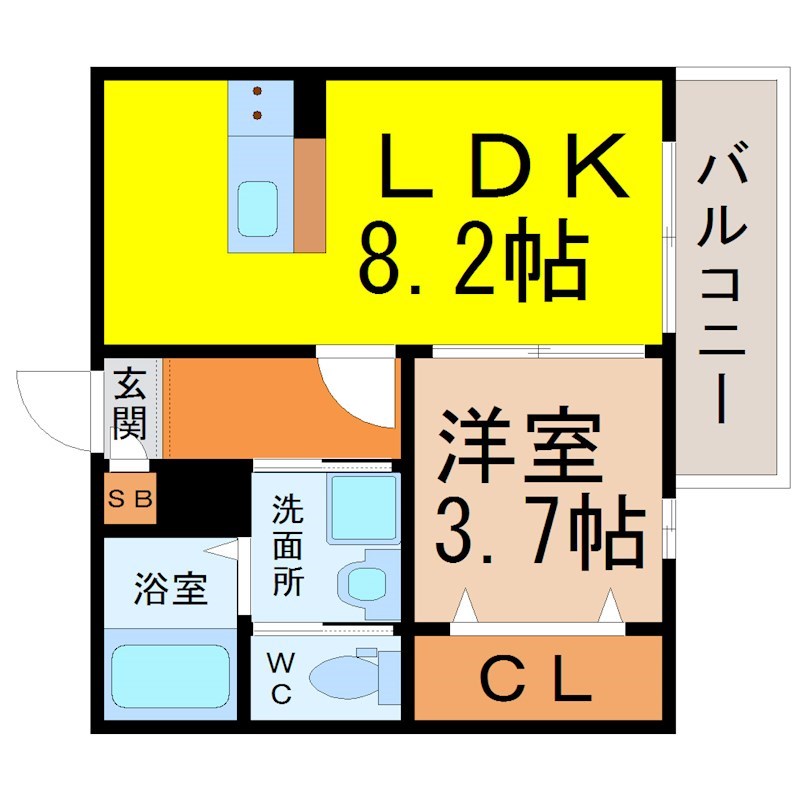 オリエンタル篠の風 間取り