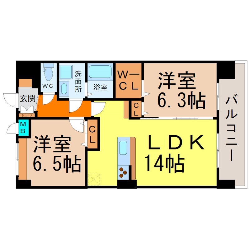 プラジュ千種 間取り