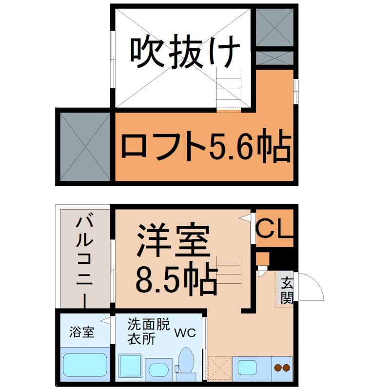 Ｌａｆｏｒｔｅ（ラフォルテ） 間取り