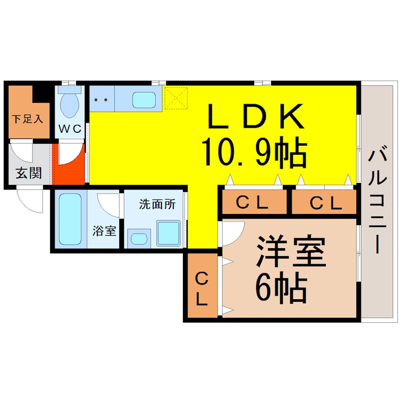 グランシャトゥ那古野 間取り