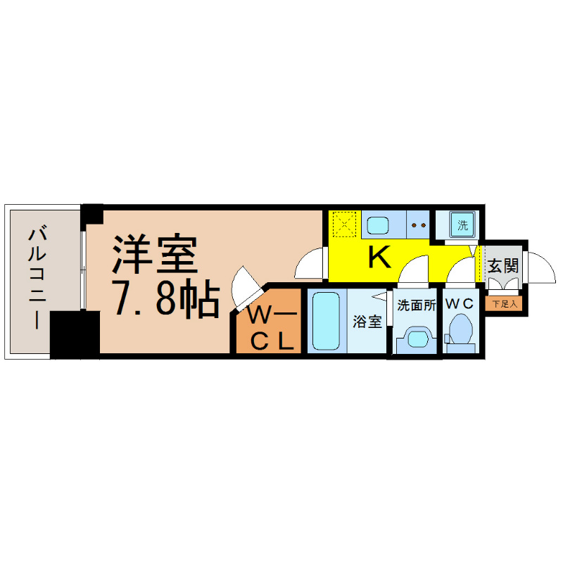 プレサンス栄ライズ 間取り