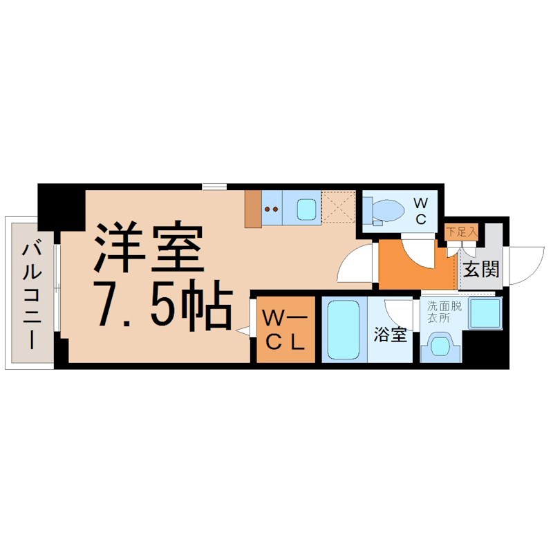 Ｚ・Ｒ東別院 間取り