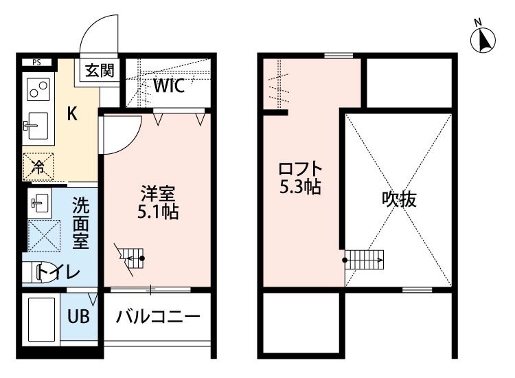 L'endroit apaisant 新守町 間取り