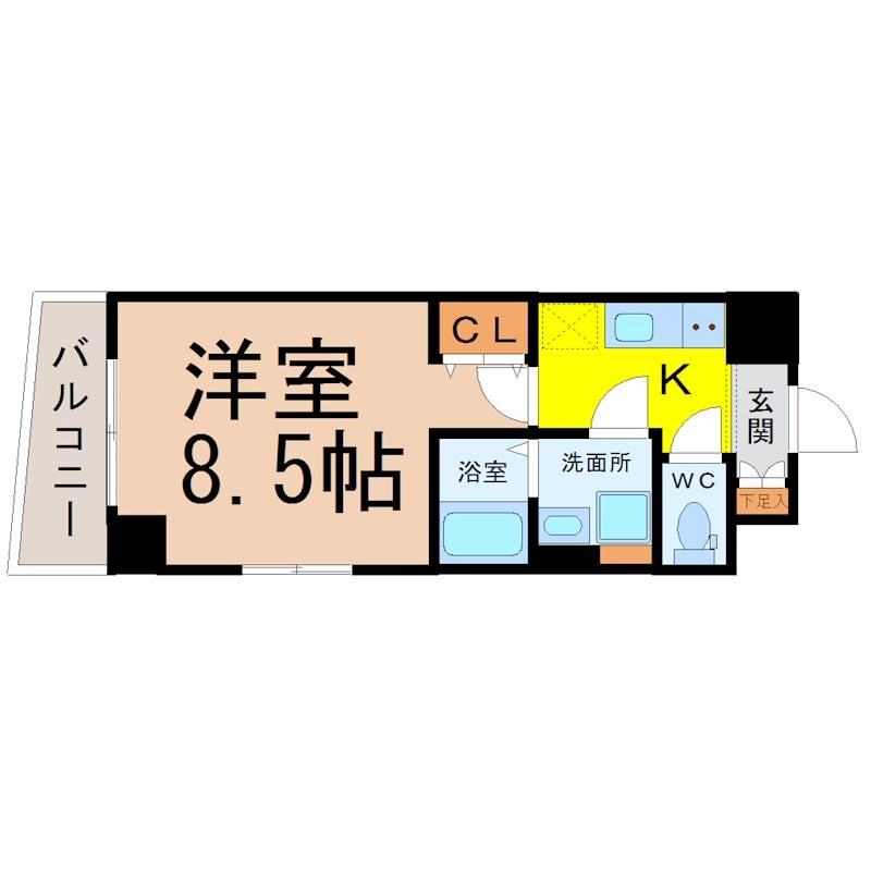 ゲートウェイ尾頭橋 間取り