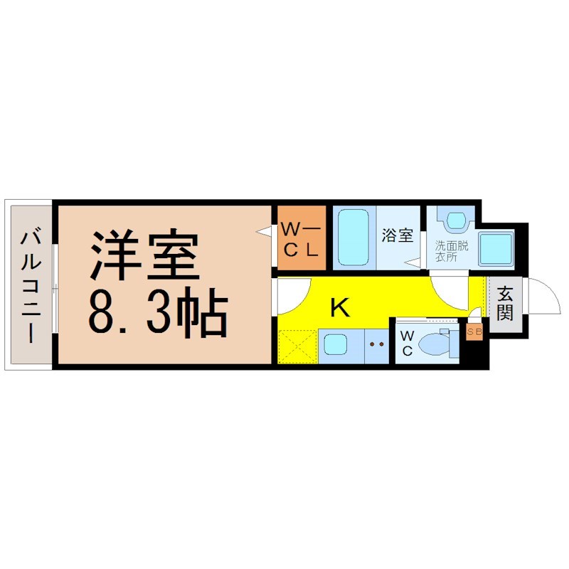 Ｓ－ＦＯＲＴ堀田通 間取り