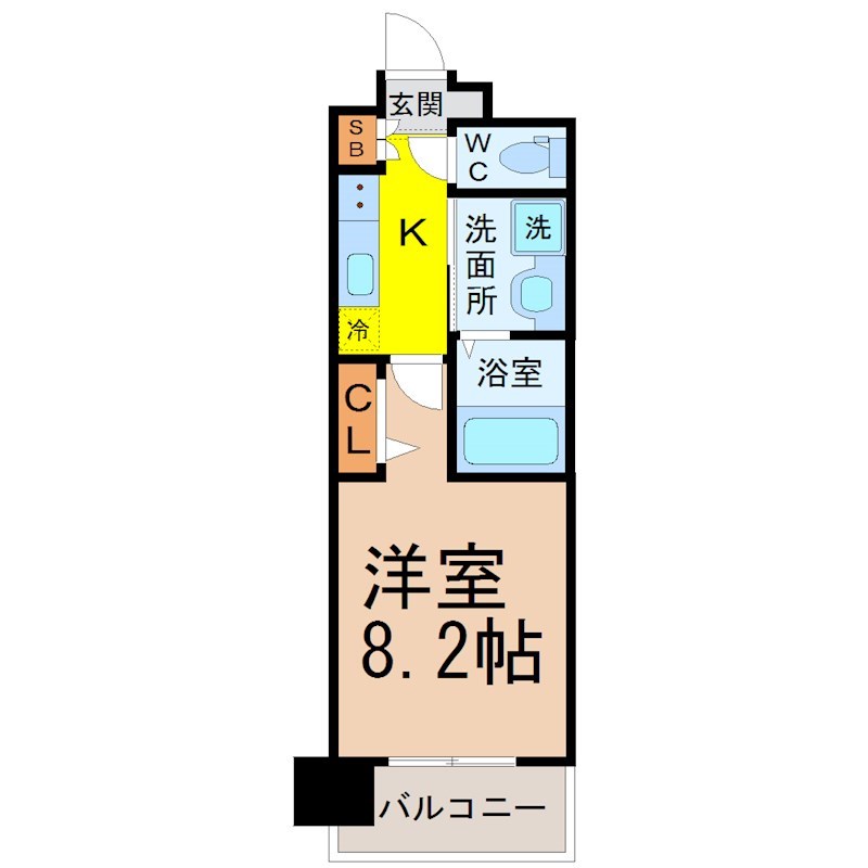 パルティール名駅北 間取り