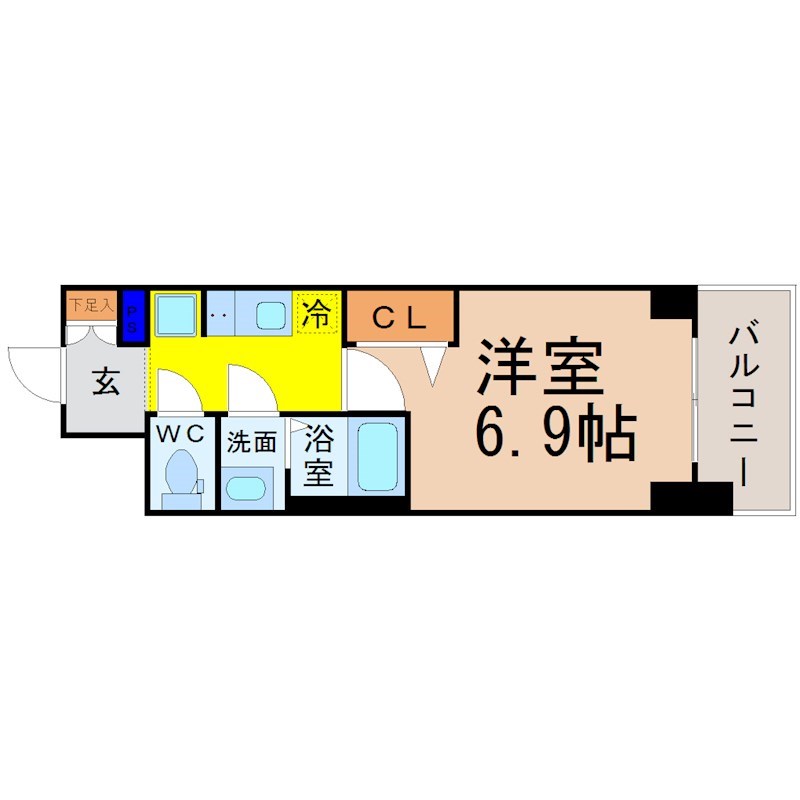 プレサンスＴＨＥ久屋大通レジェンド 間取り