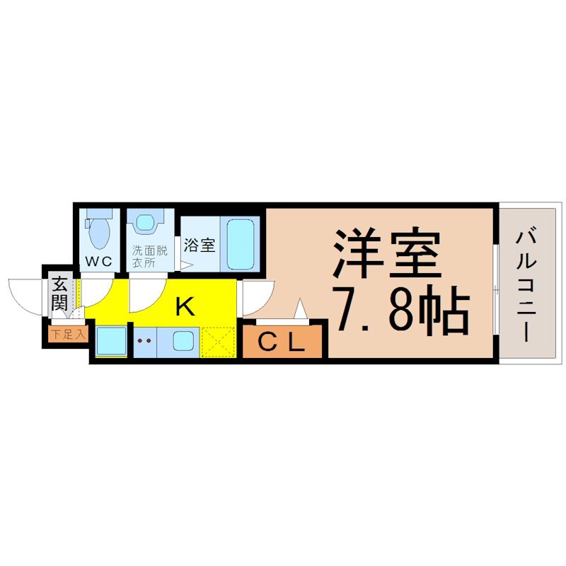 プレサンス上前津プレス 間取り