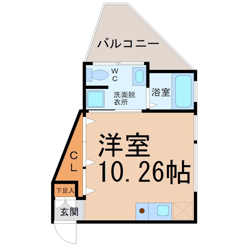 フローラル尾頭橋 間取り