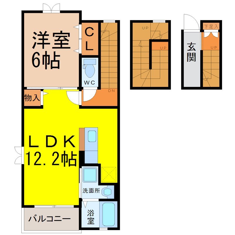 フローラルメゾン矢田 間取り