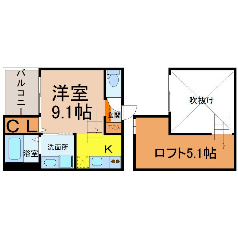 ｂｌａｃｋ ｂｅｒｒｙ（ブラックベリー） 間取り