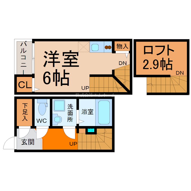ルークス名古屋 間取り
