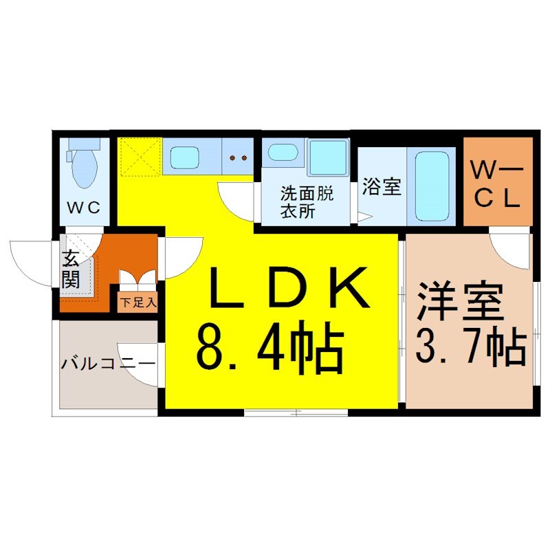 ハーモニーテラス岩塚町 間取り