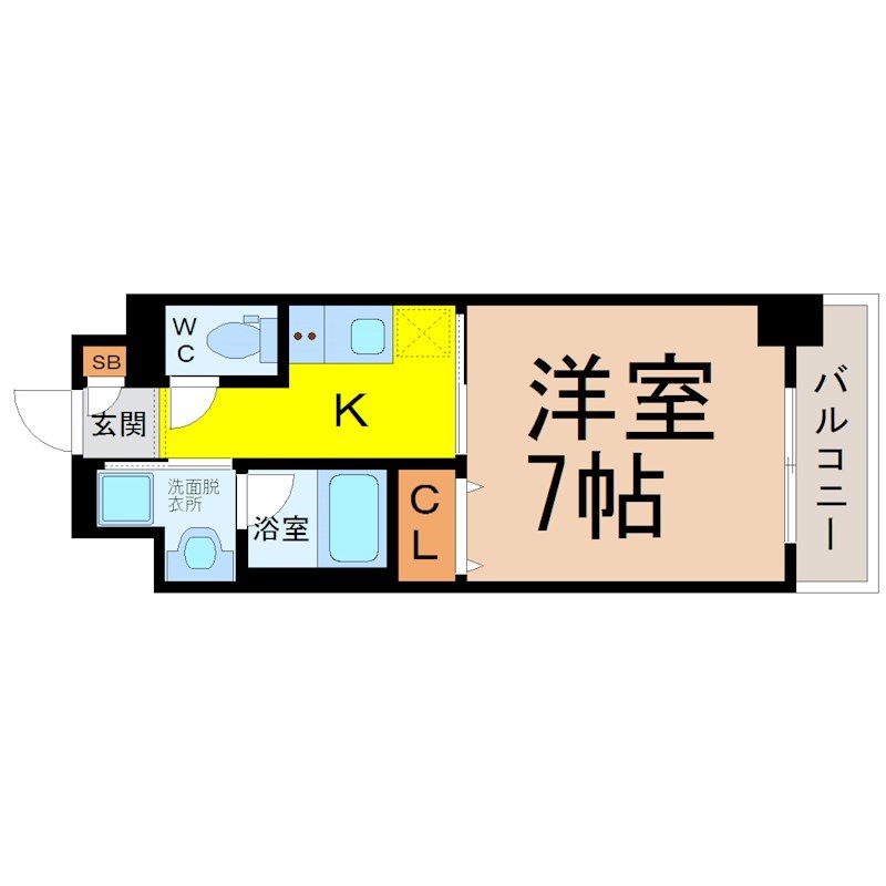 レジデンス東別院スクエアII 間取り
