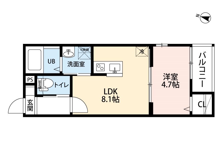 ベーネ呼続 間取り