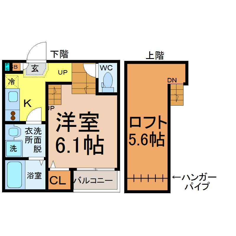 Ｇｌｏｒｉａ栄生（グロリア栄生） 間取り
