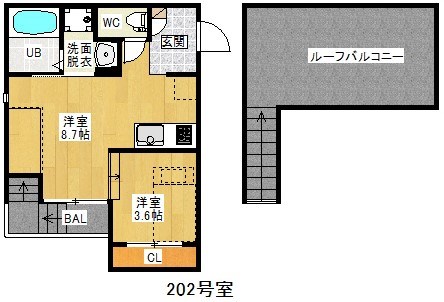 Ｇｒａｎｄｔｉｃ堀田 間取り