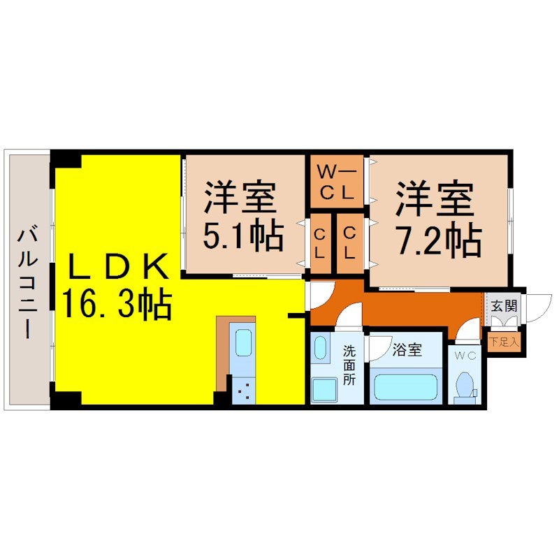 インペリアル南大高 間取り