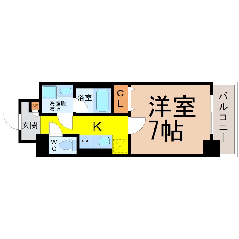 ドゥナーレ内浜町 間取り