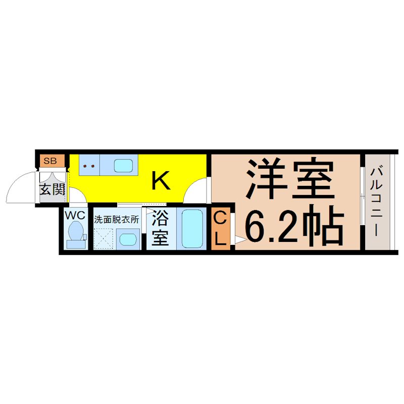 グランテラス八田駅前 間取り