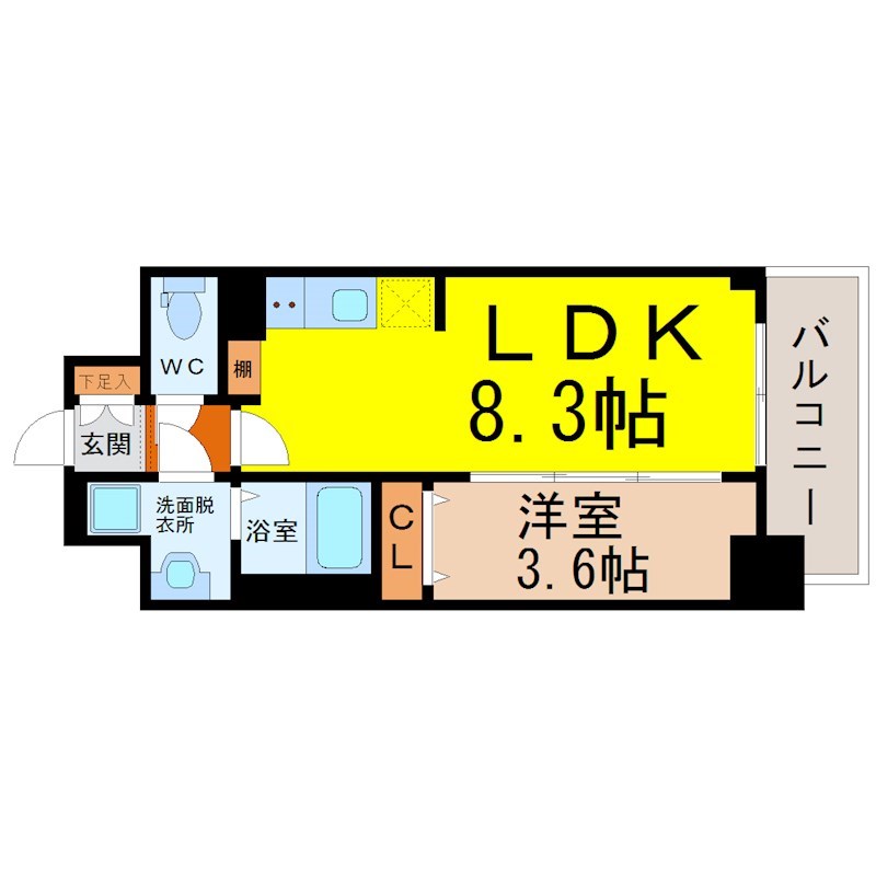 SOLメイクス浄心天神山 間取り