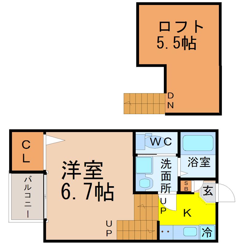ハーモニーテラス西野町 間取り