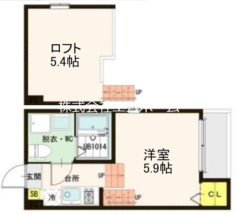 ハーモニーテラス広住町 間取り