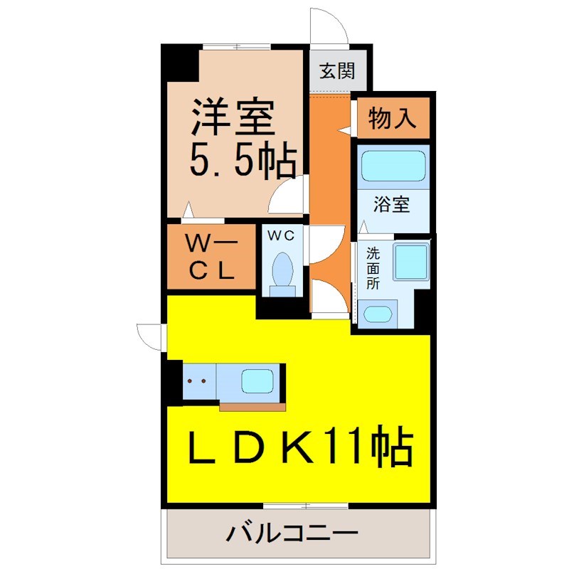 フェリオ新西 間取り
