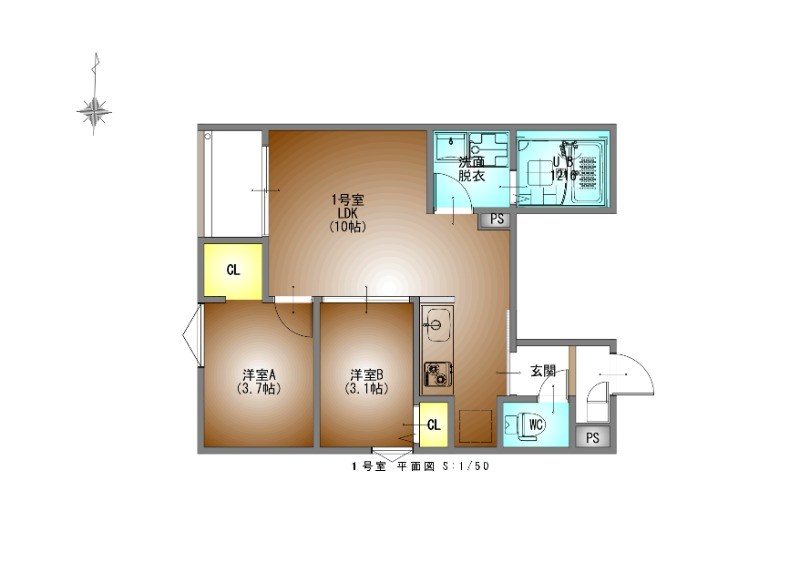 ＲＥＧＡＬＥＳＴ鶴里駅前 間取り