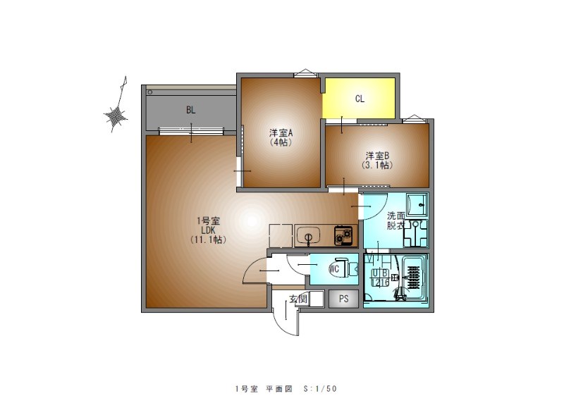 ＲＥＧＡＬＥＳＴ ＣＩＴＹ道徳 間取り