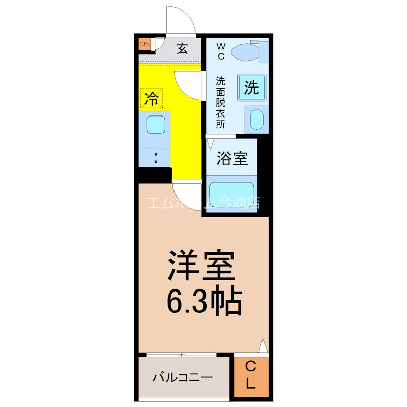 メイクスR矢田Ⅰ 間取り
