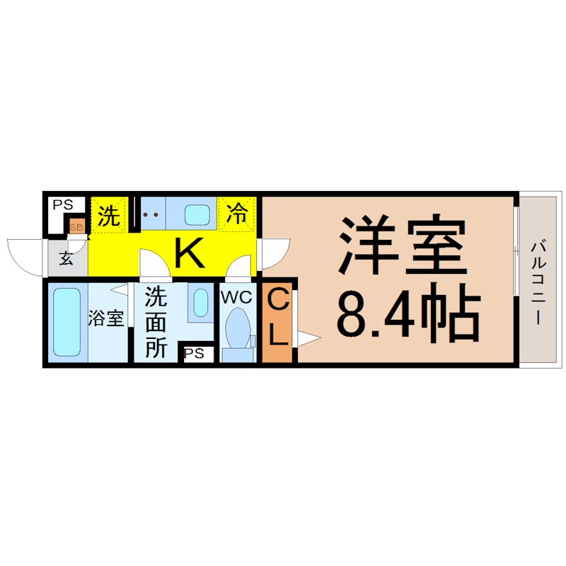 リブリ・アルバ中村公園 間取り
