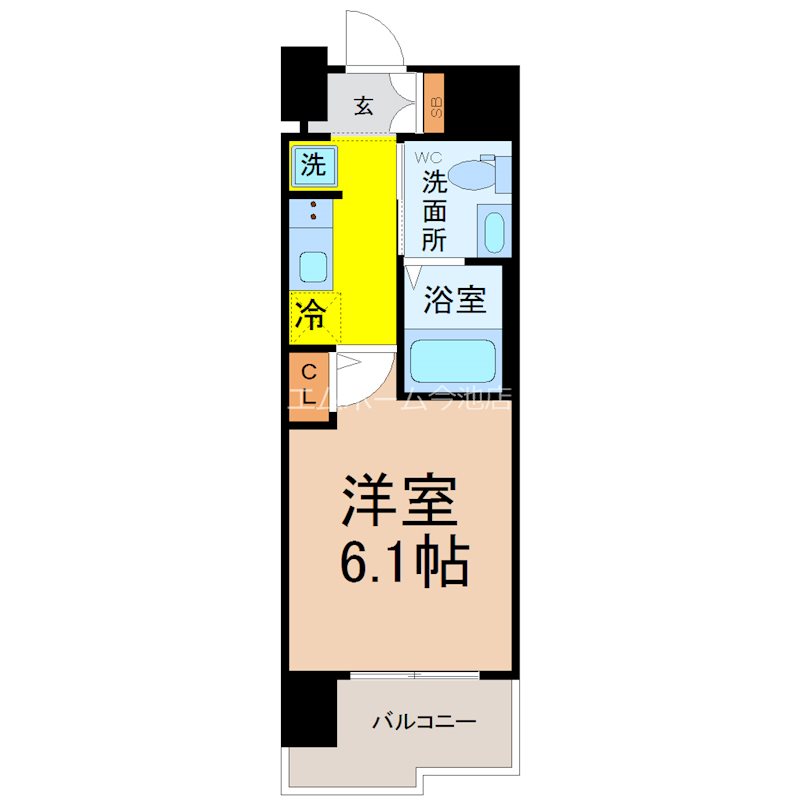 Live Casa堀田（ライブ） 間取り