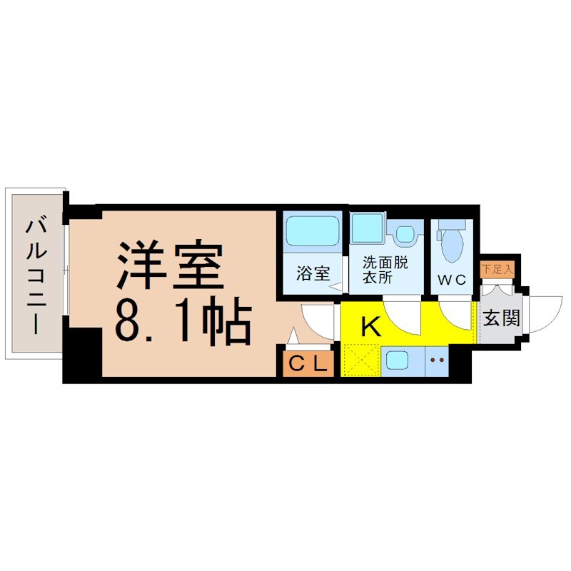 エスリード名古屋東別院 間取り