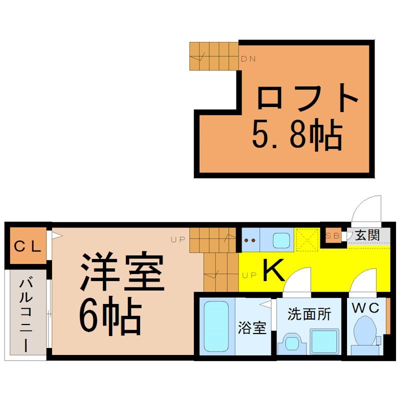 ハーモニーテラス名楽町 間取り
