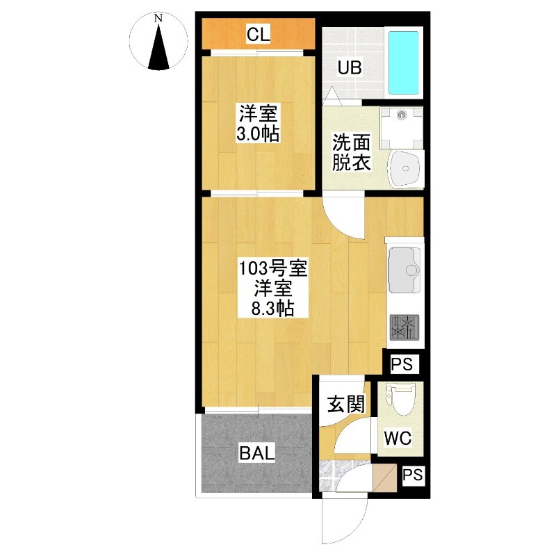 ＲＥＧＡＬＥＳＴこまどめ 間取り