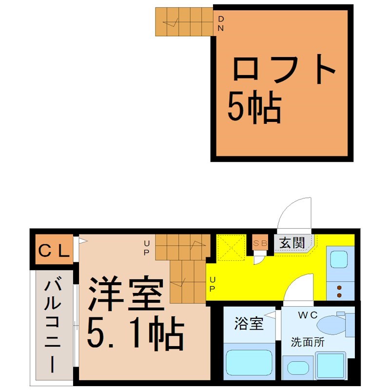 ＩＭＡ　Ｓｔｕｄｉｏｓ 間取り