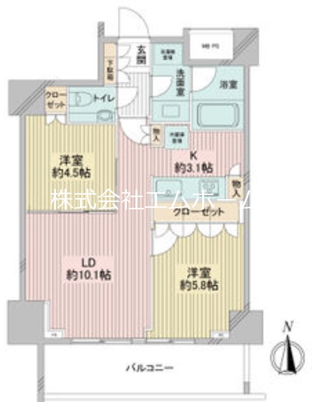 プラウドタワー覚王山 間取り