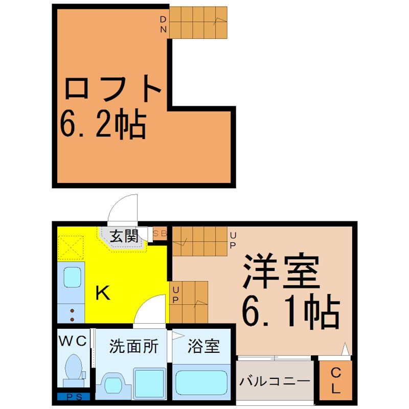 アジュール鶴舞 間取り