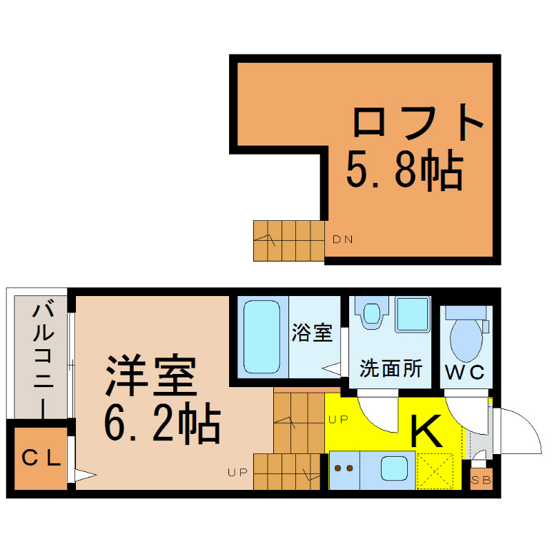 ハーモニーテラス八番 間取り