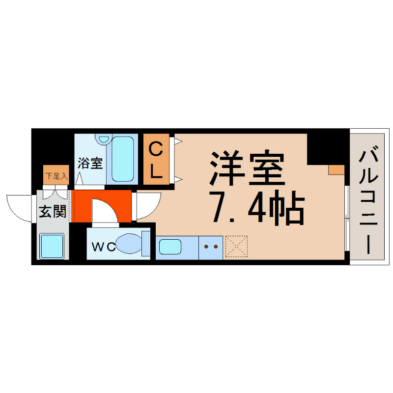 ＲＩＤＧＥ堀田 間取り