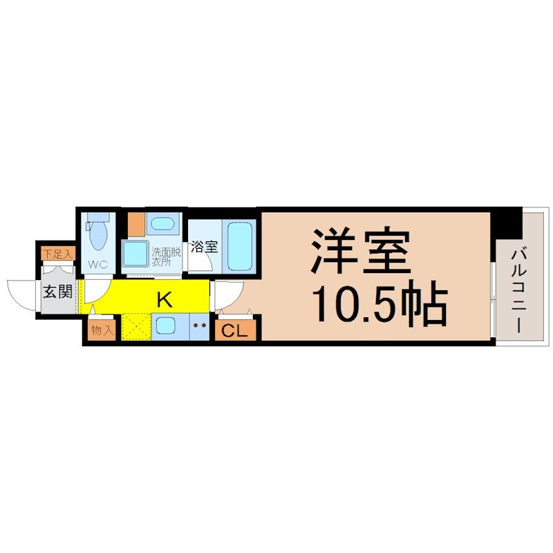 レジデンシア尾頭橋駅前 間取り