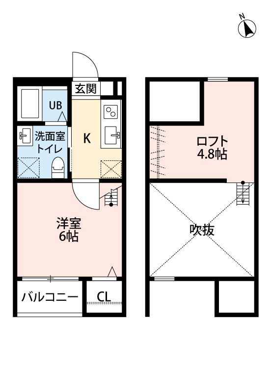 ハピネス笈瀬 間取り