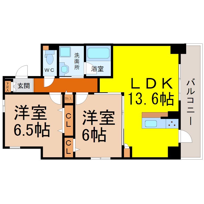 リバーストーム白鳥 間取り