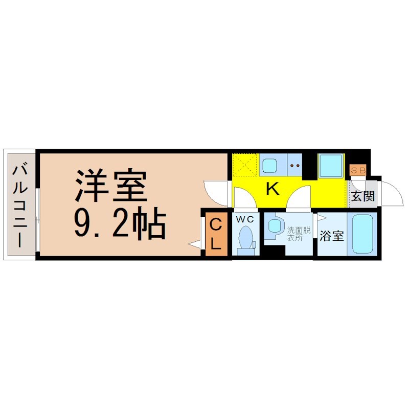 リブリ・平安通 間取り