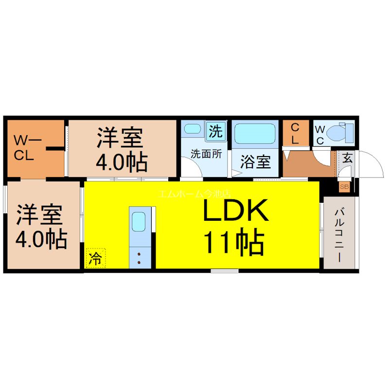 REGALESTラヴ守山 間取り
