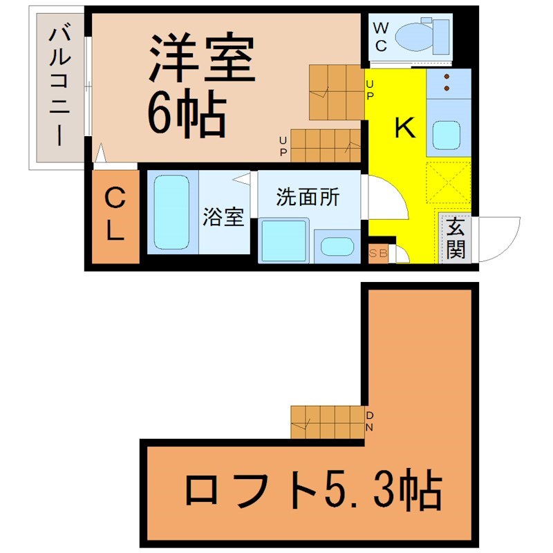 ハーモニーテラス川名町 間取り