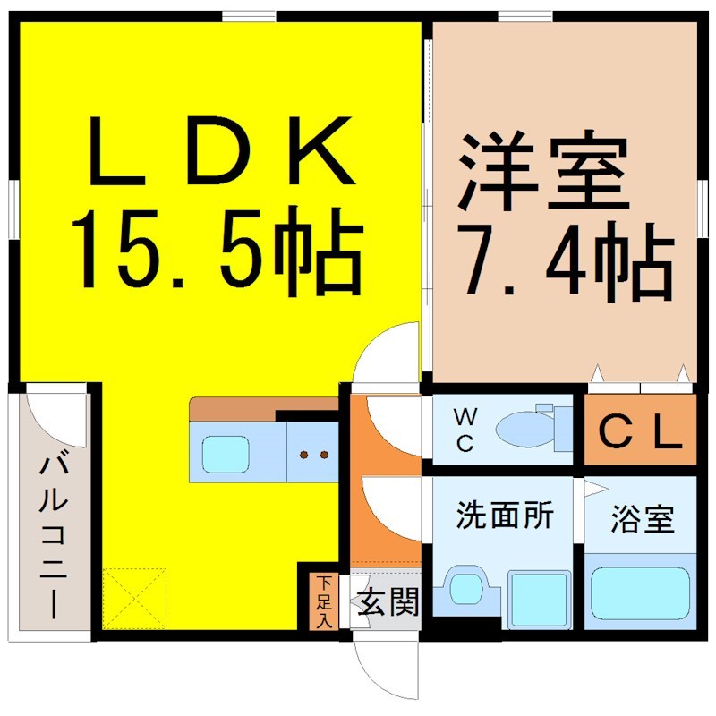 グランレーヴ大曽根II 間取り