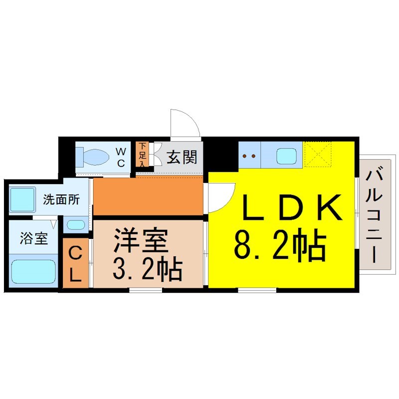 Ｃｈａｒｍｅ　Ｓａｉｓｏｎ（シャルムセゾン） 間取り